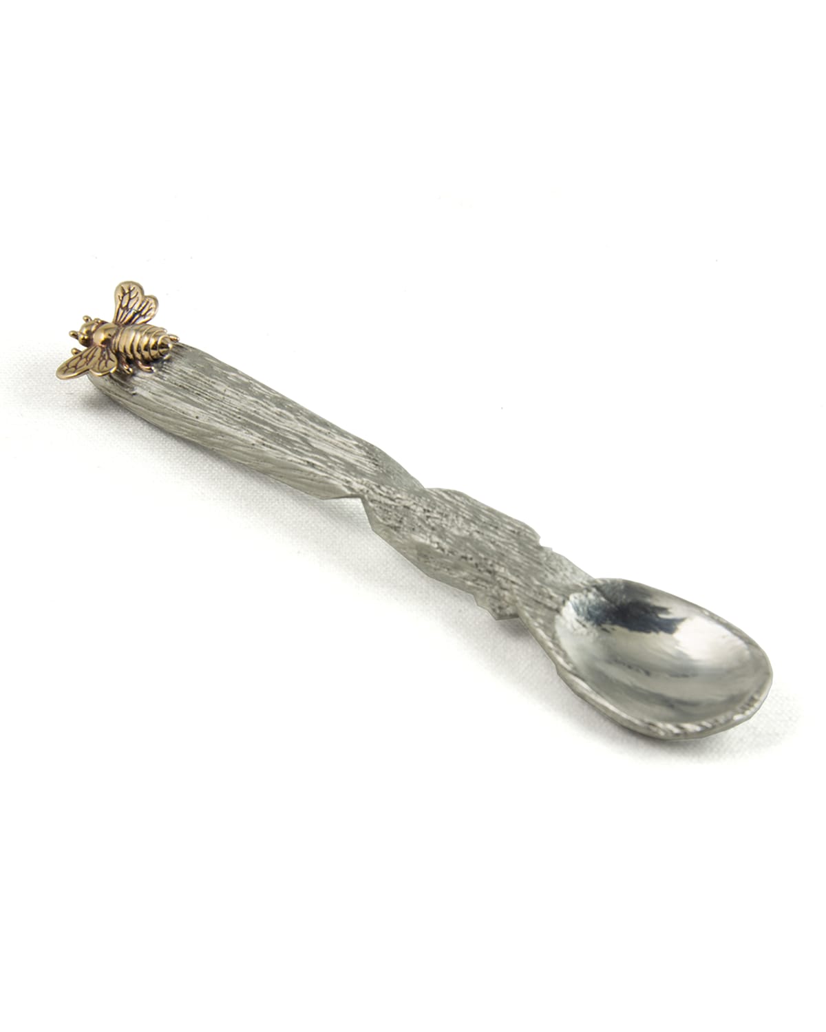 Shop Joy Stember Metal Arts Studio Honey Spoon In Pewter