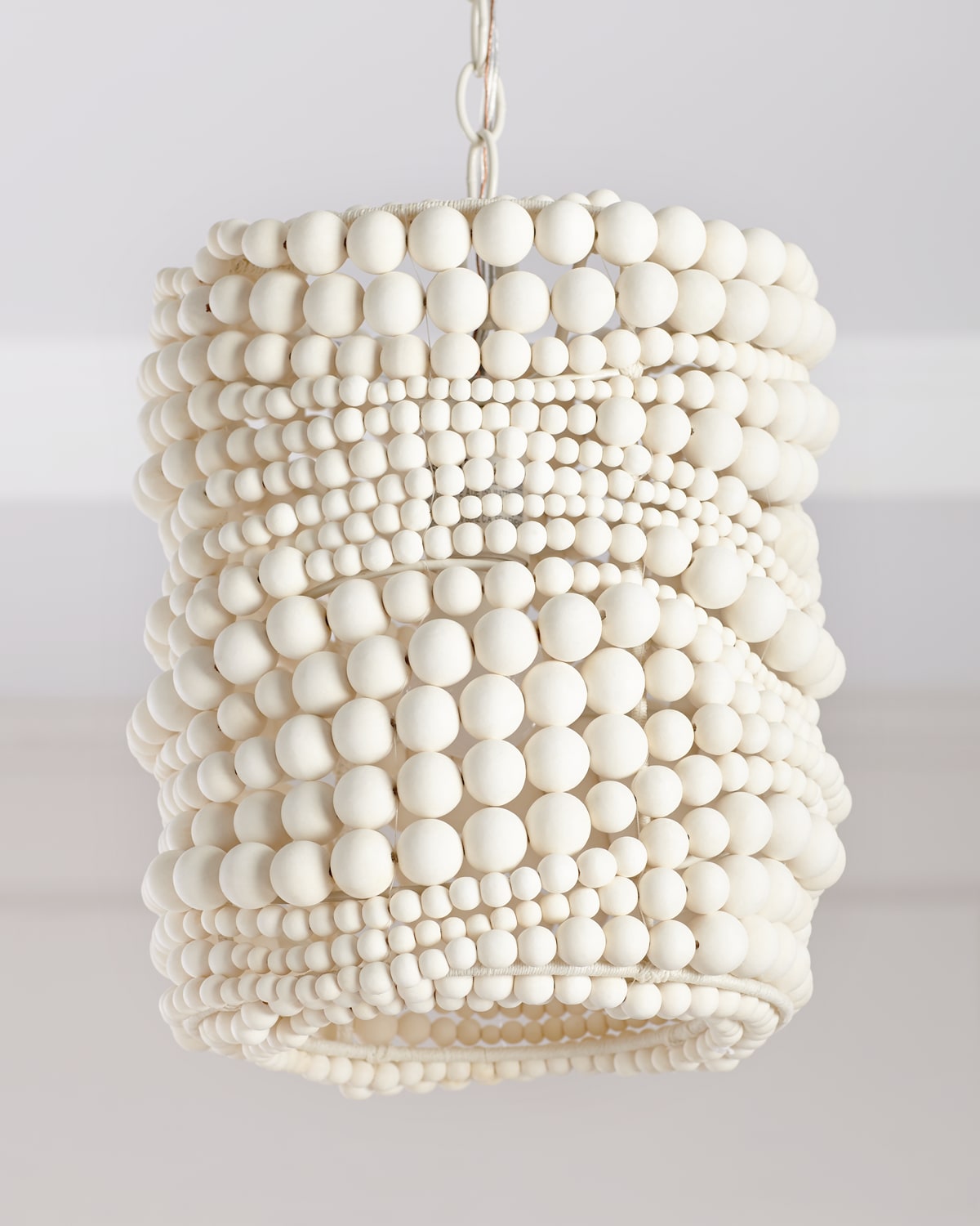 Palecek Point Dume Pendant, Small In White