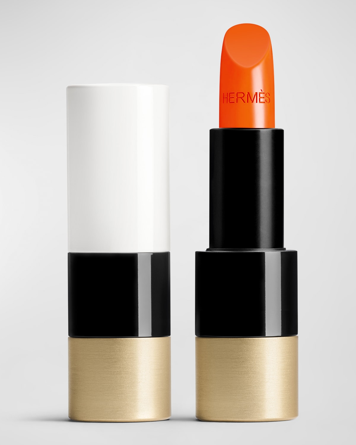 Shop Hermes Rouge  Satin Lipstick In 33 Orange Boite