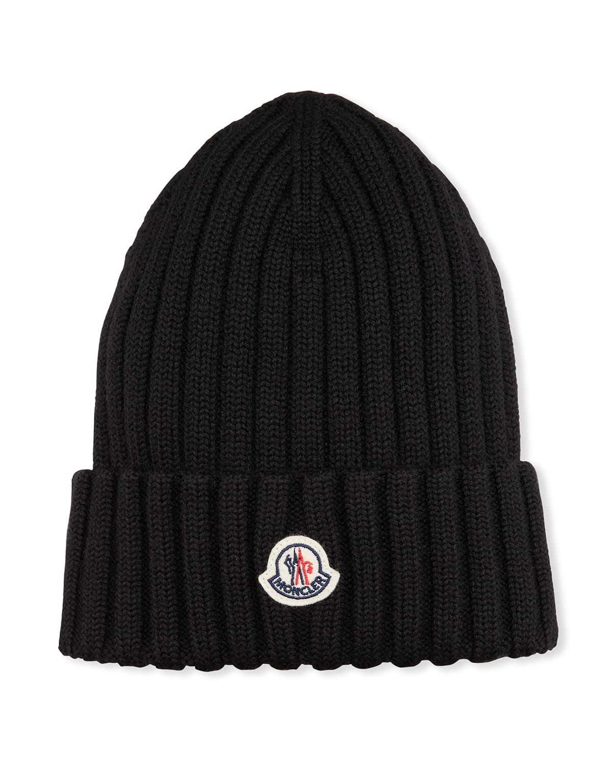 Moncler Wool Ribbed Beanie