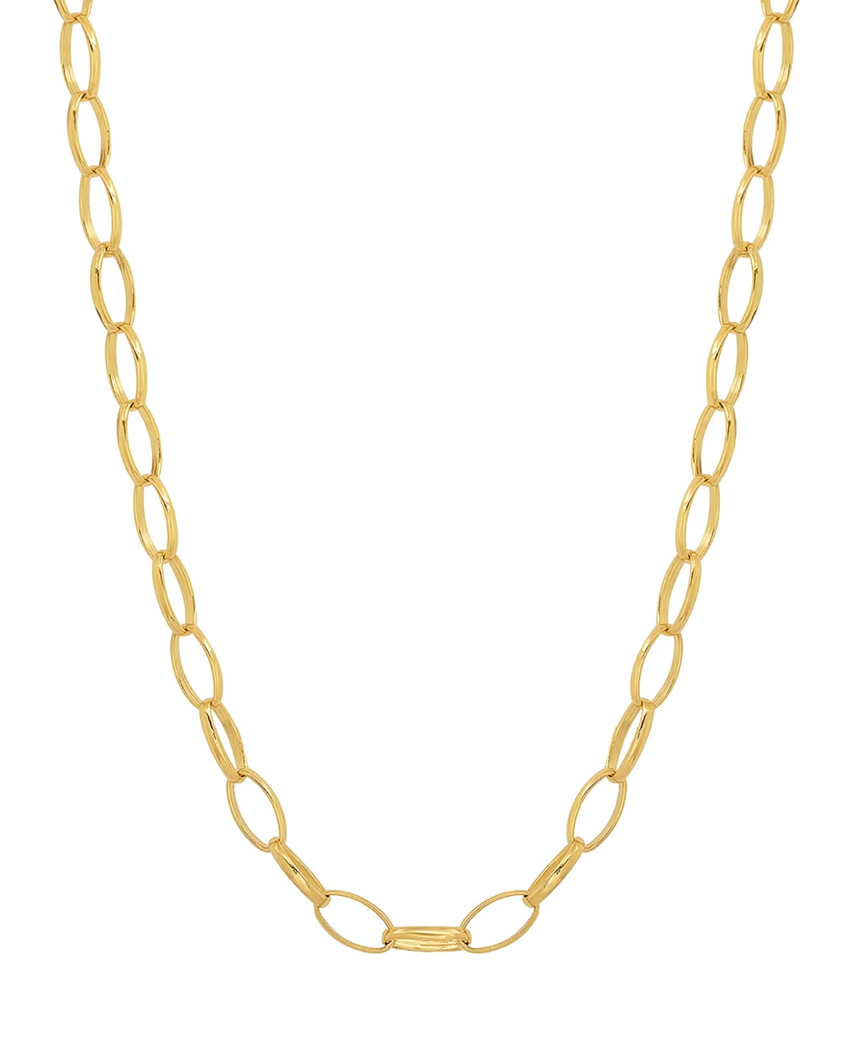 18k Small Edith Link Necklace