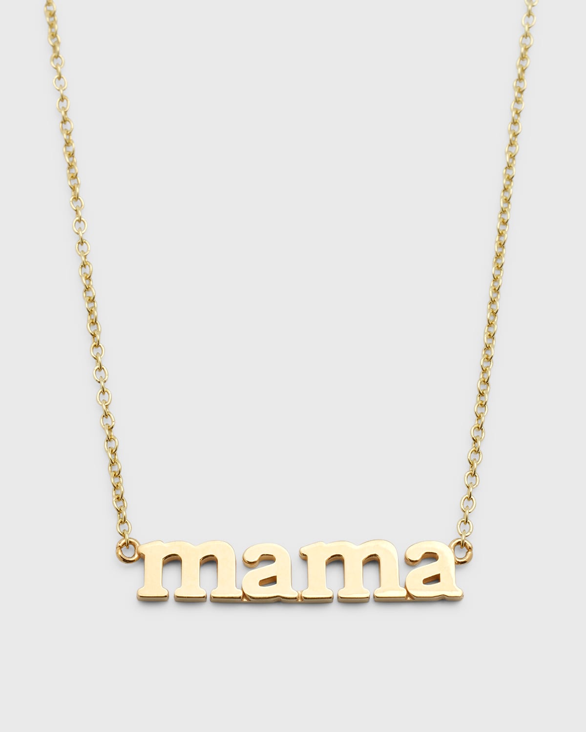18k Mama Pendant Necklace