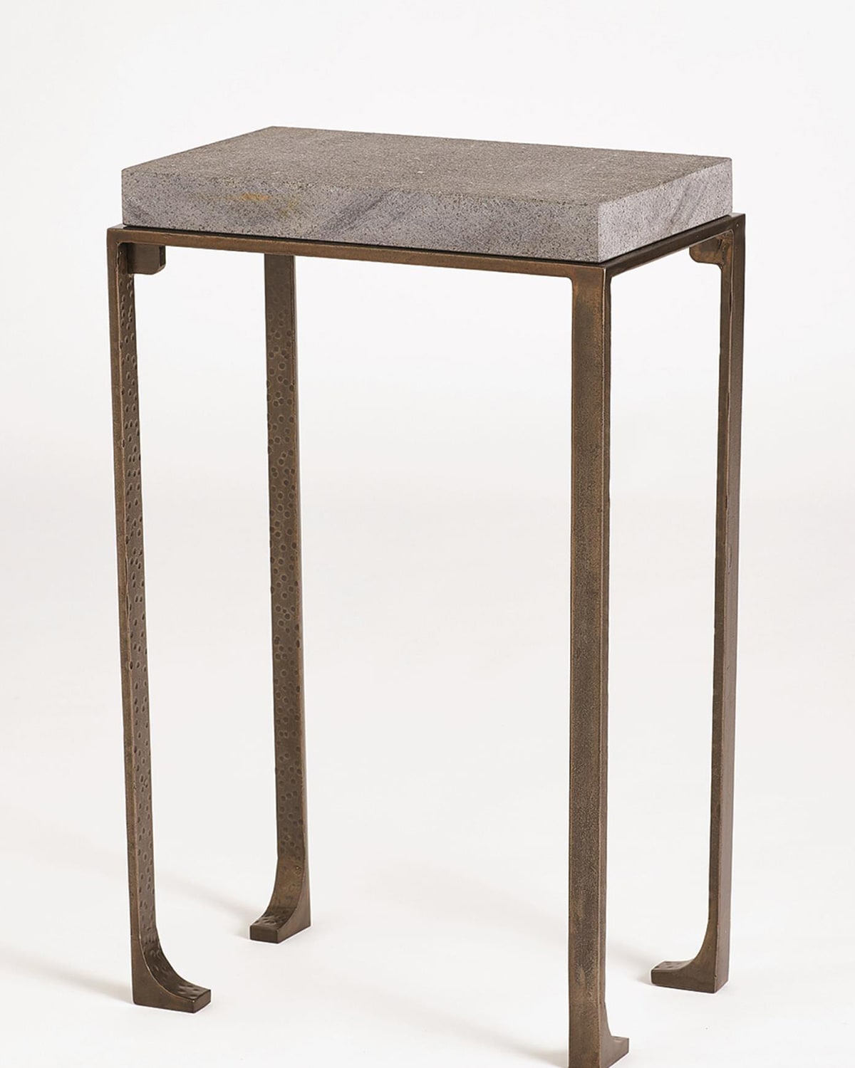 WILLIAM D SCOTT LARGE ZEN SIDE TABLE WITH FLAMED GRANITE TOP