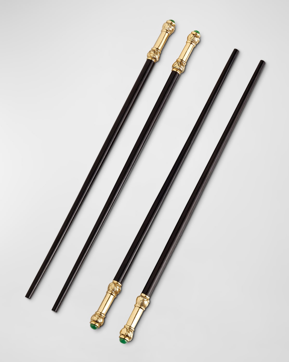 L'objet Gold 24k Gold-plated Chopsticks, 2 Pairs In Gold