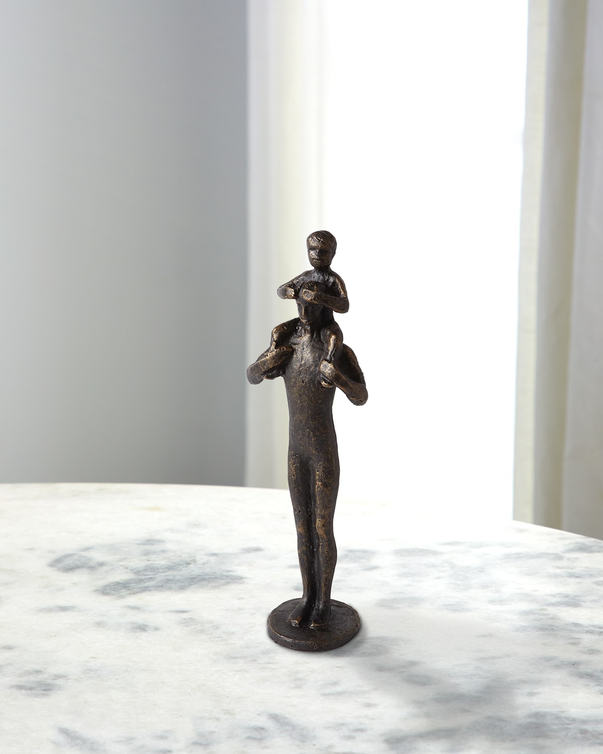 William D Scott Dad And Son Sculpture