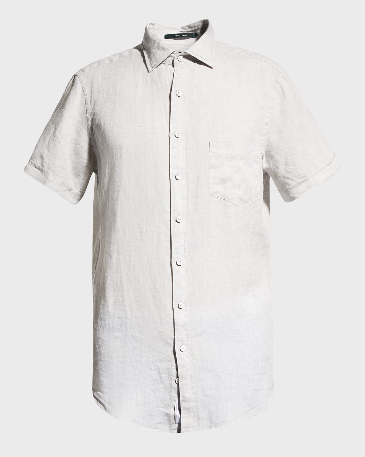 Men's Ellerslie Solid Linen Sport Shirt