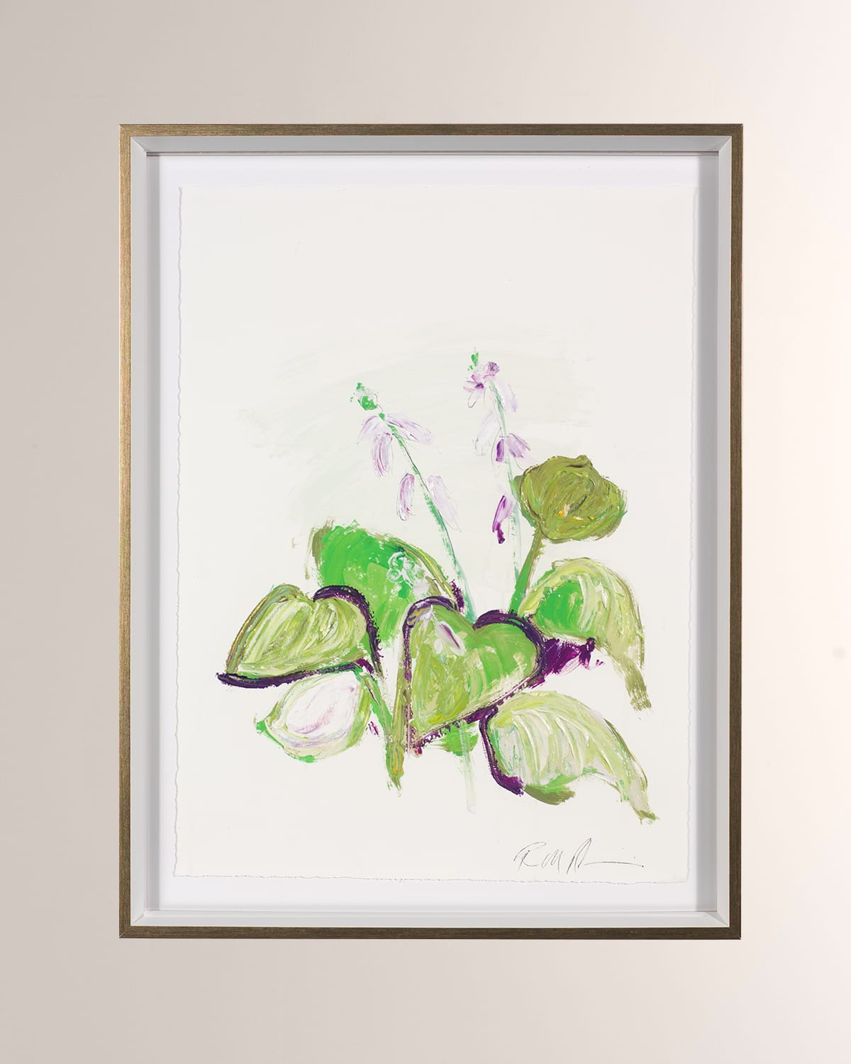 RFA FINE ART WHITE GLOVE SERIES - HOSTA ART PRINT BY ROBERT ROBINSON 