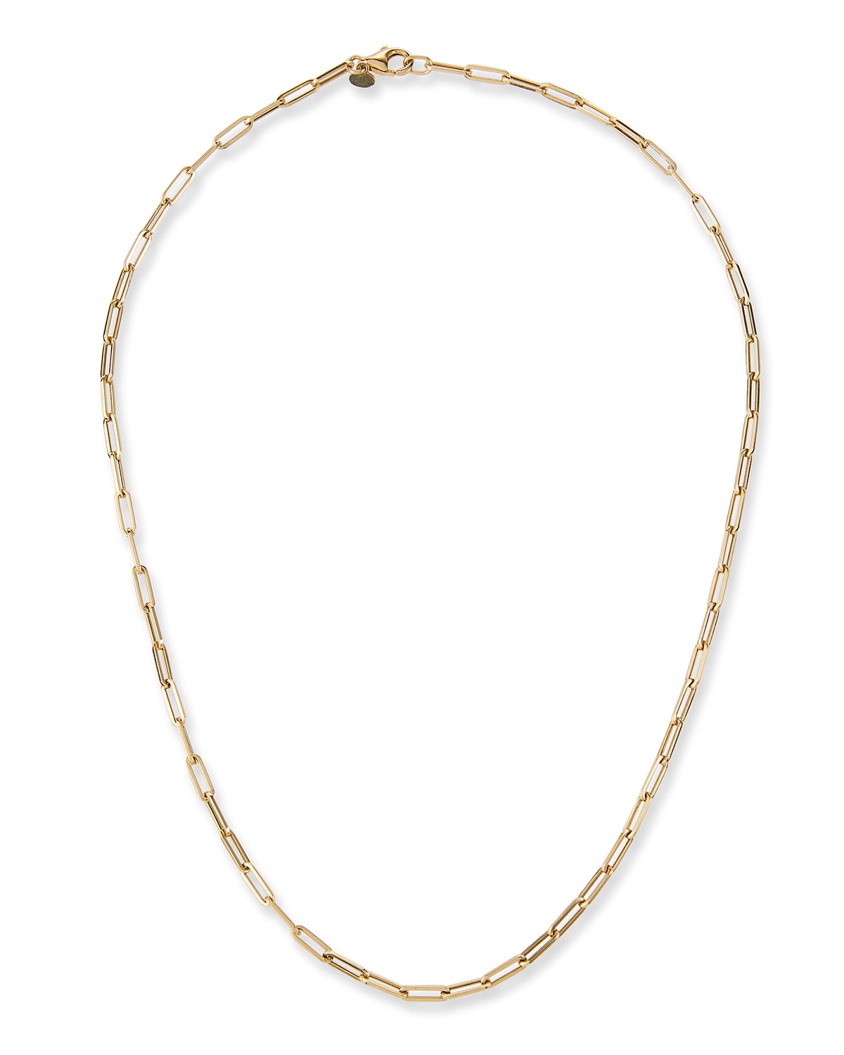 14k Extra-Small Link La Seta Necklace, 18"L
