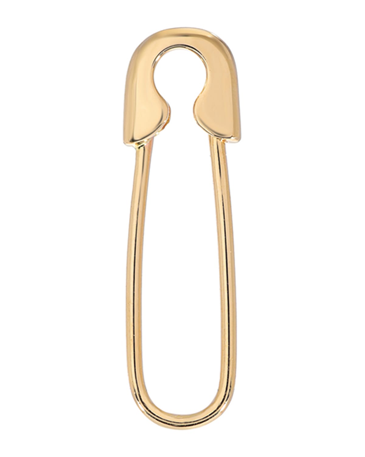Zoe Lev Jewelry 14k Gold Safety Pin Earring, Single