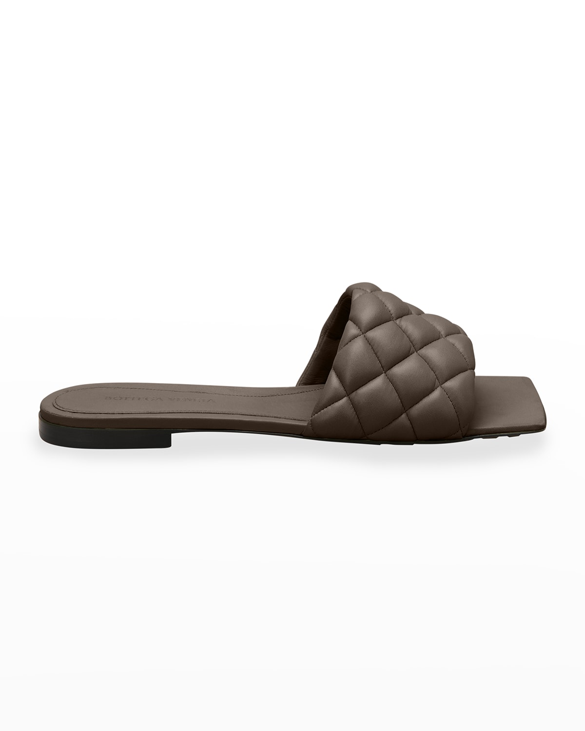 Bottega Veneta The Padded Flat Sandals In Brown