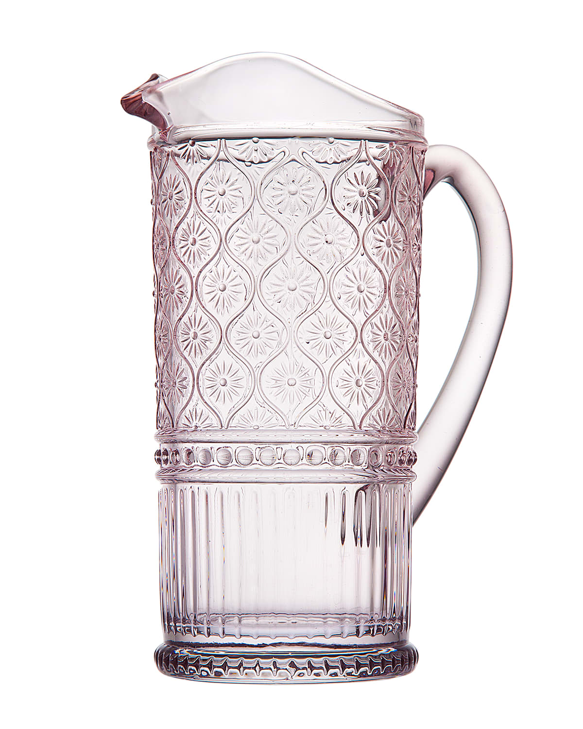 Shop Godinger Claro Pitcher In Pink