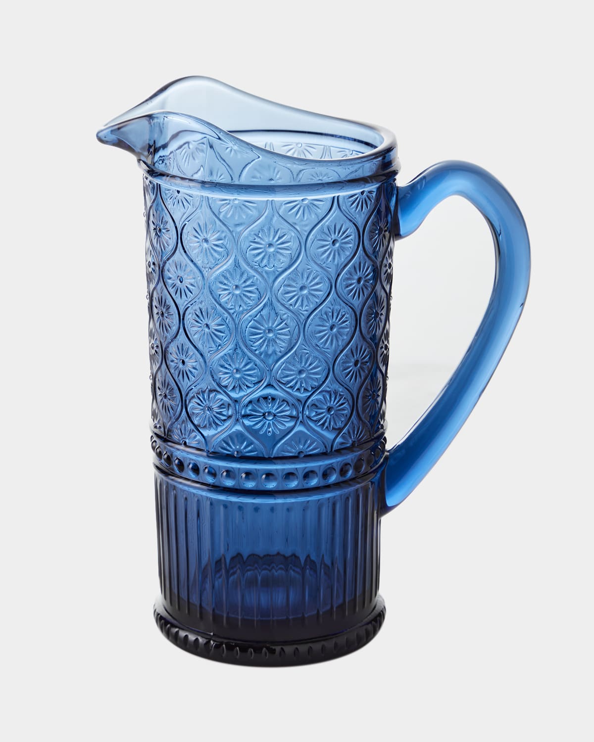 Blue Claro Pitcher