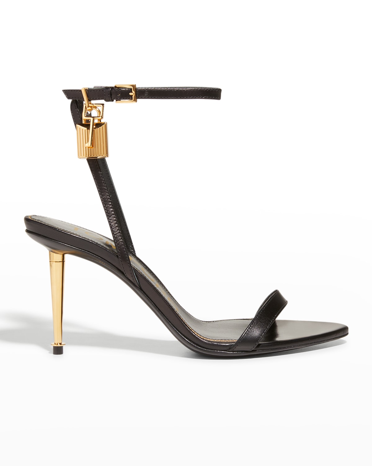 TOM FORD 85mm Lock Leather Sandals