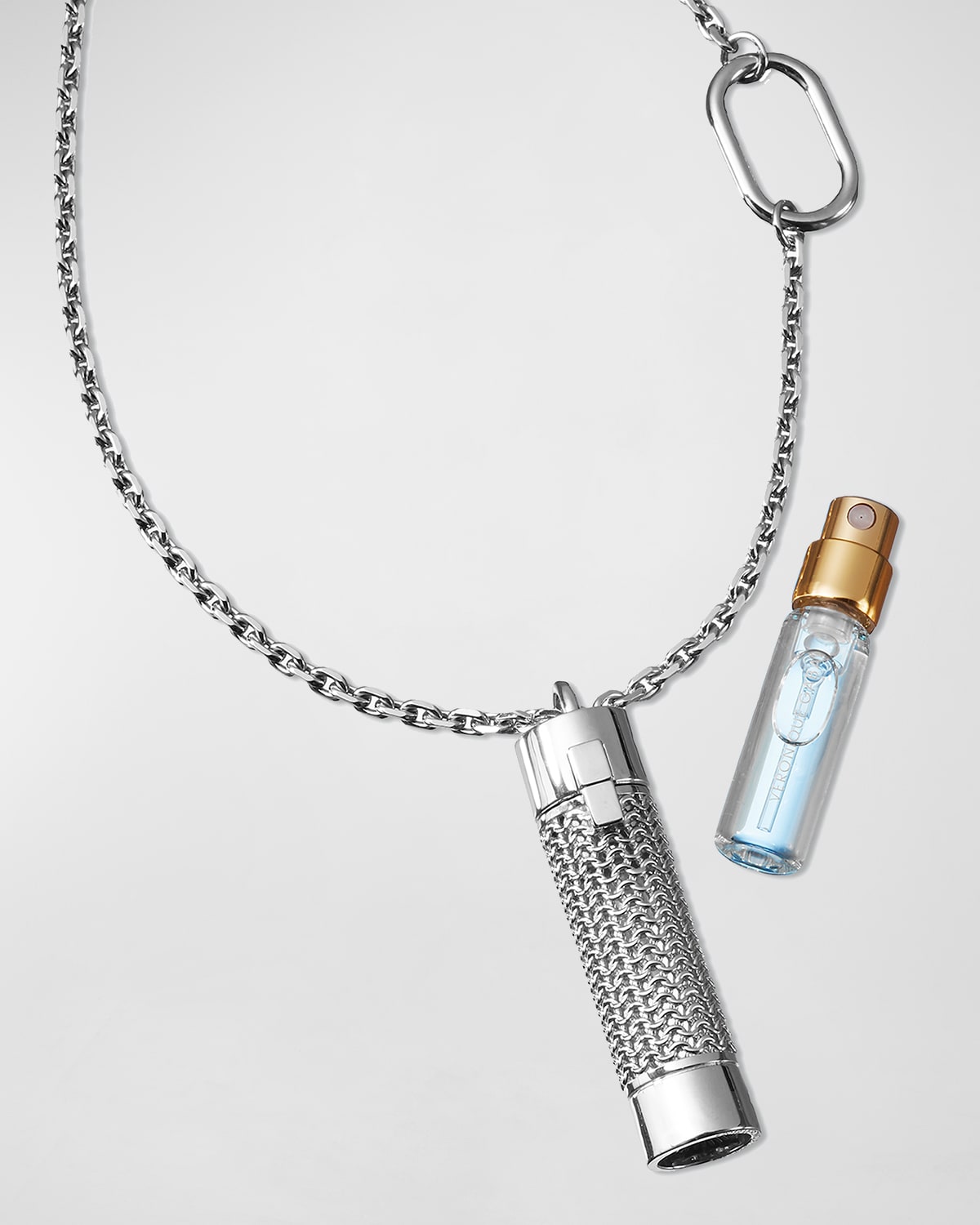 Perfume Pendant - Silver