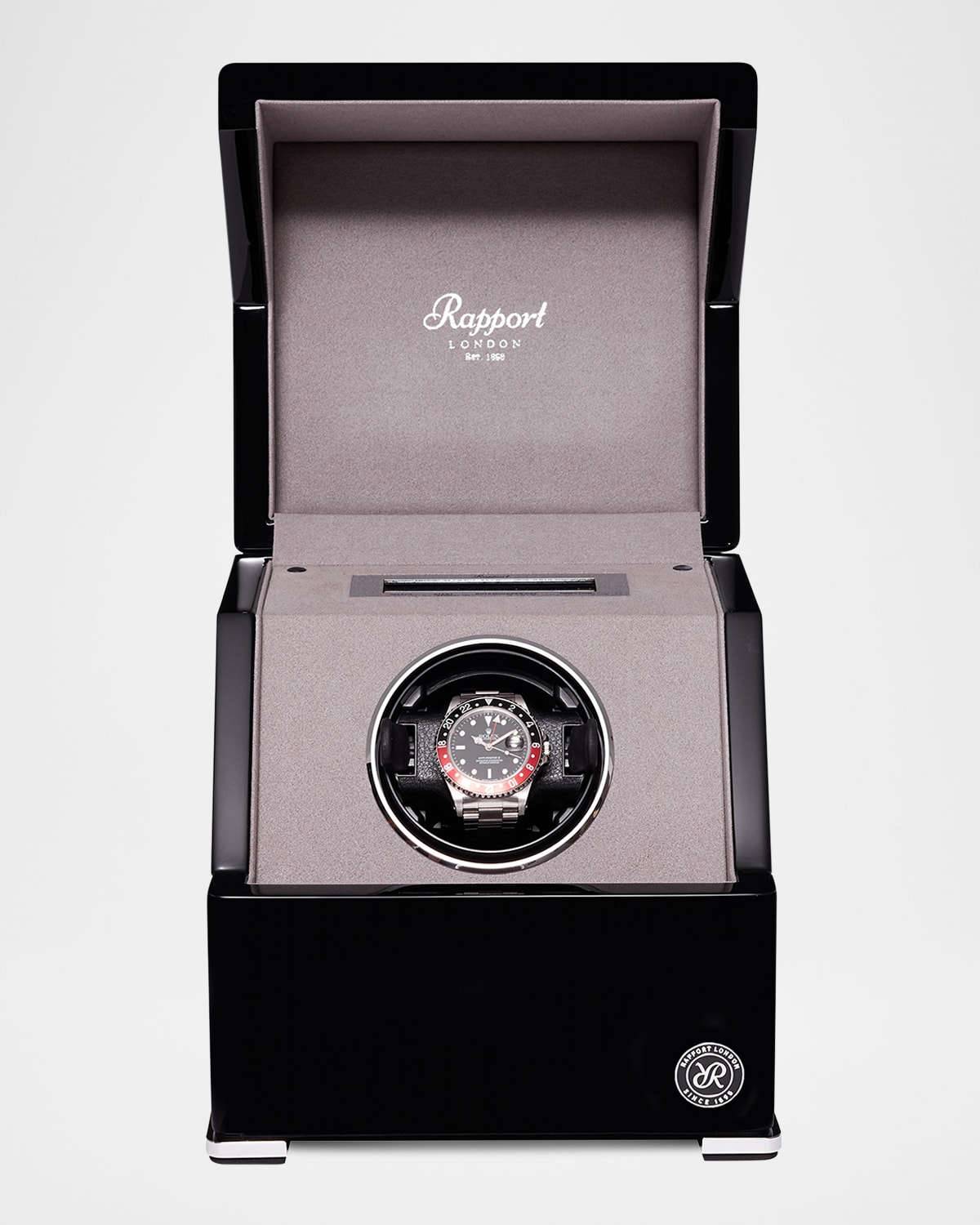 Rapport Perpetua Single Watch Winder - Ebony In Black