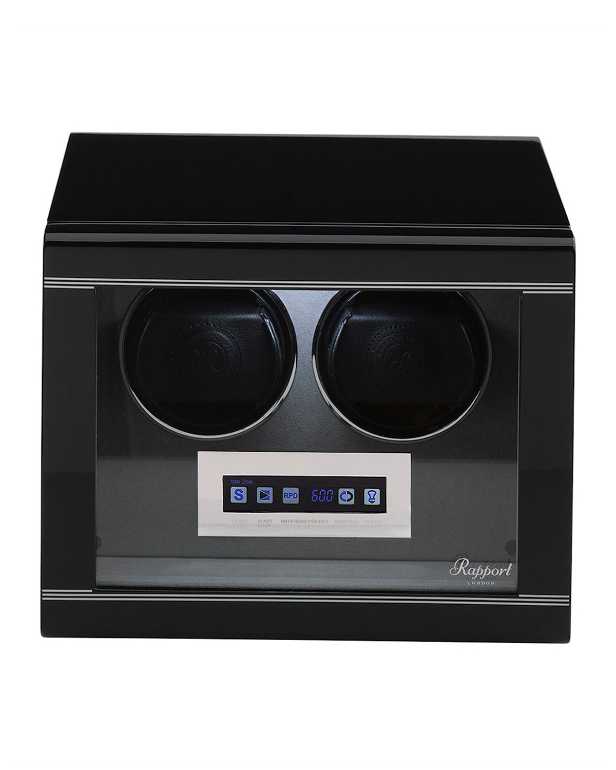 Rapport Formula Double Watch Winder In Black