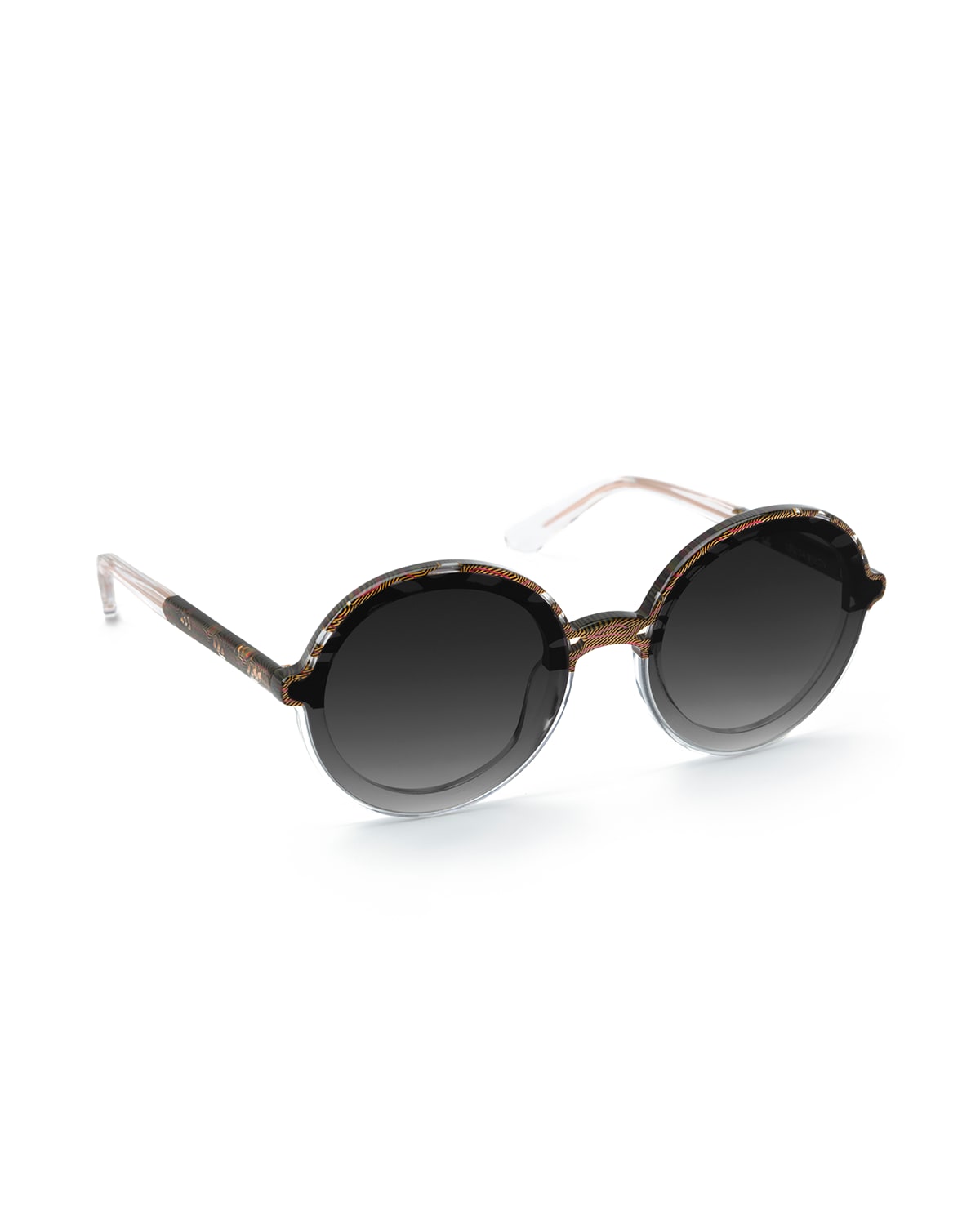 Louisa Nylon Round Sunglasses