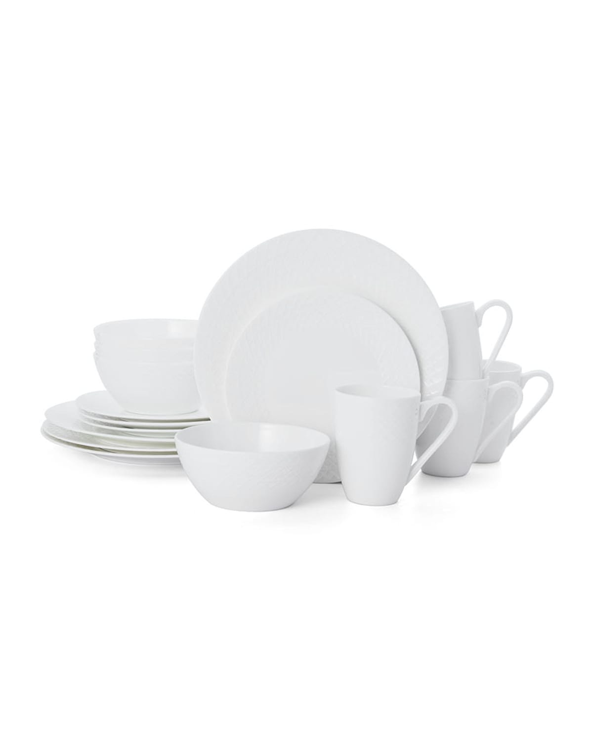 Shop Mikasa 16-piece Jenna Dinnerware Set In White