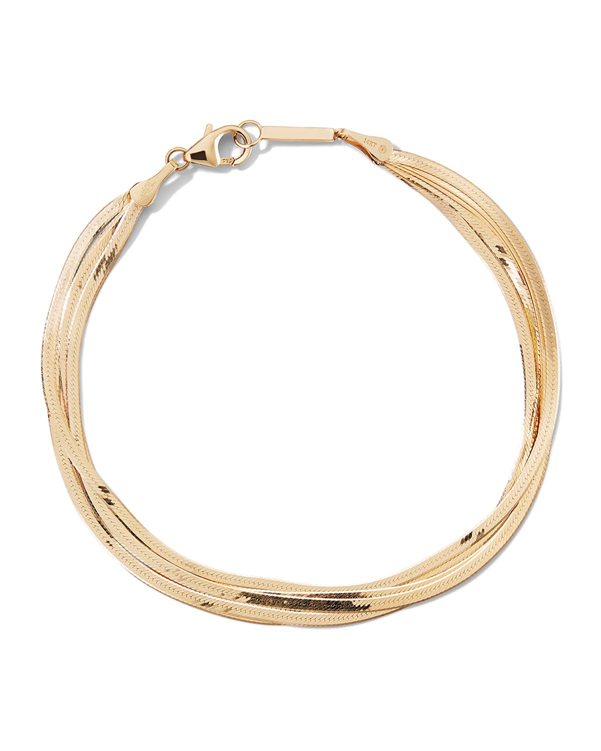 Lana 14k Liquid Gold 3-strand Bracelet