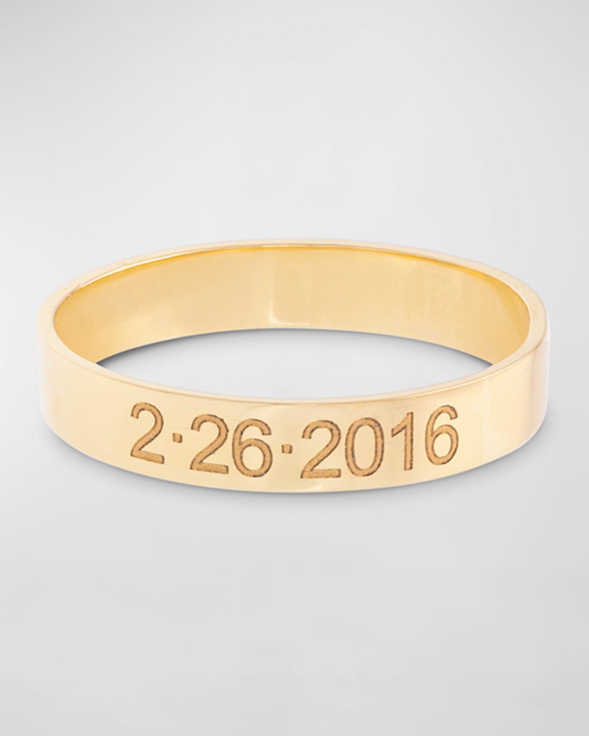 Personalized Gold Cigar Band, Size 4-9