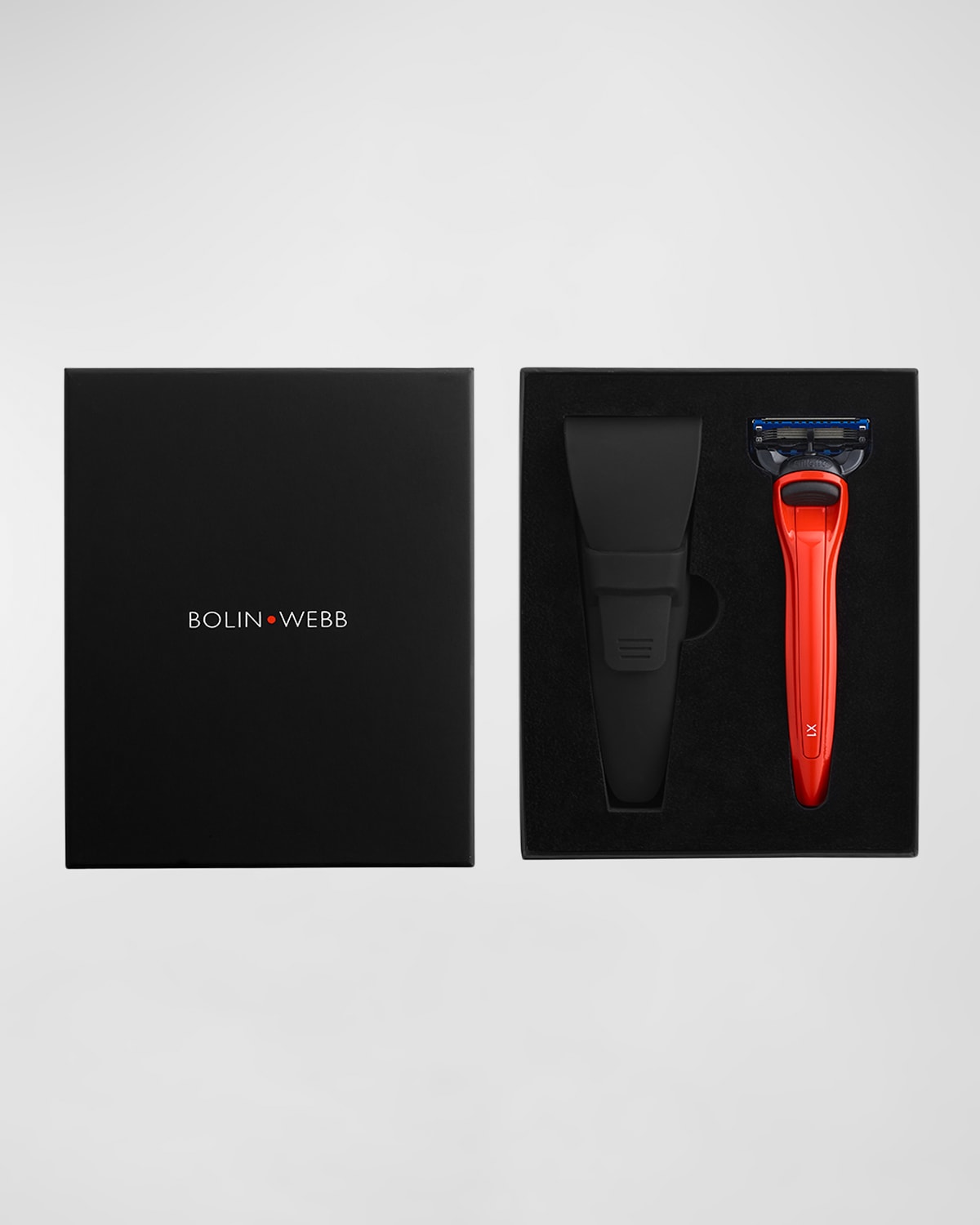 Shop Bolin Webb X1 Razor And Case Set In Red