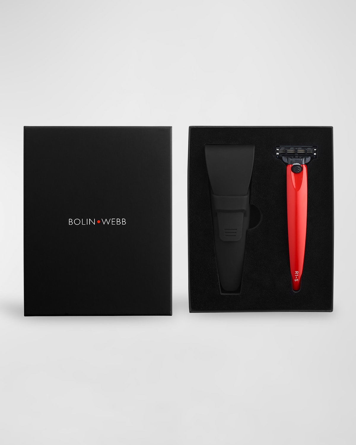 Shop Bolin Webb R1 Razor And Case Set In Red