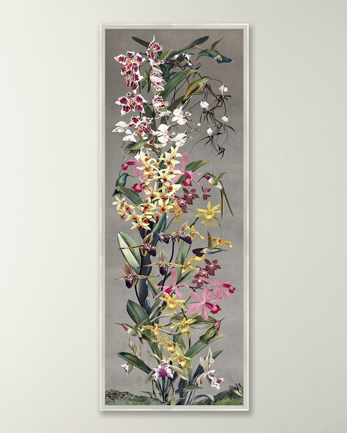 Wendover Art Group Silver Orchid Panel Ii Wall Art In Multi