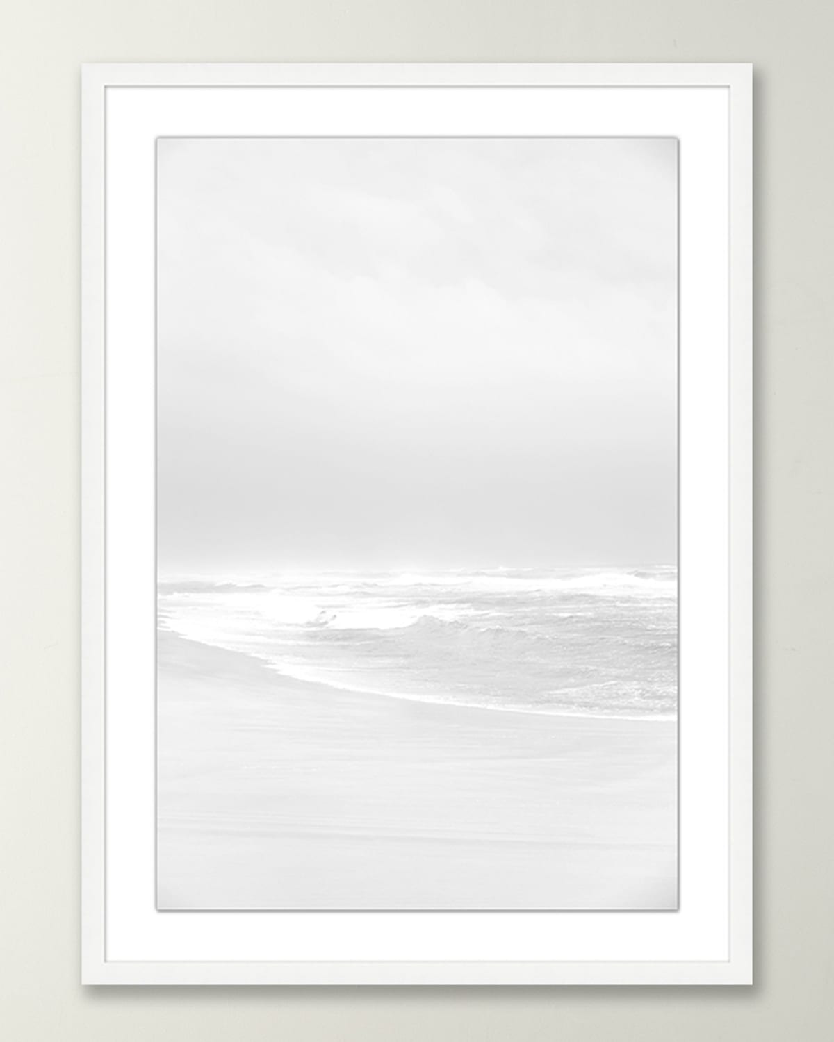 Wendover Art Group Coastal Haze Ii Giclee Wall Art In White