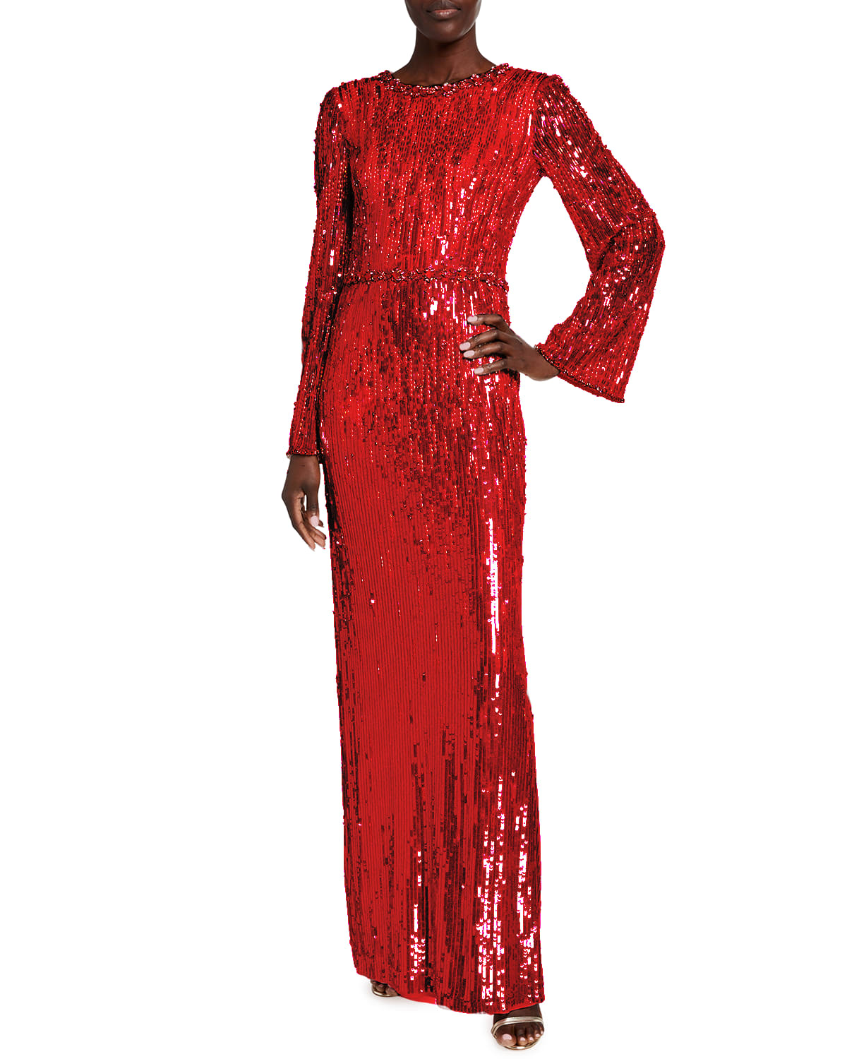 Jenny Packham Cassidy Sequin Gown