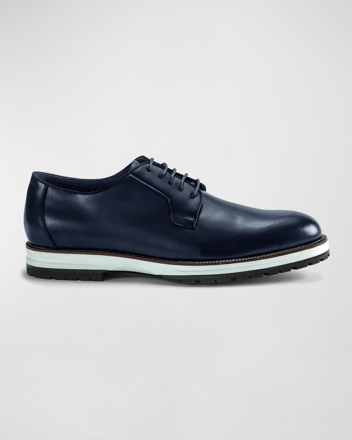 Shop Ike Behar Men's Structure Hybrid Lace-up Shoes In Navy