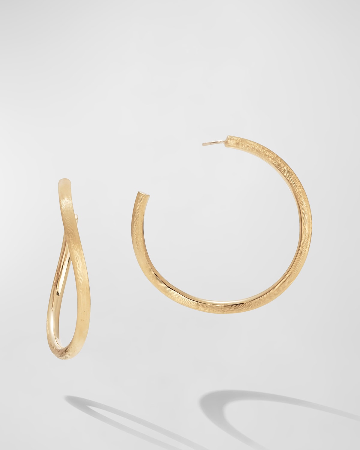 Marco Bicego Jaipur Link Yellow Gold Medium Hoop Earrings