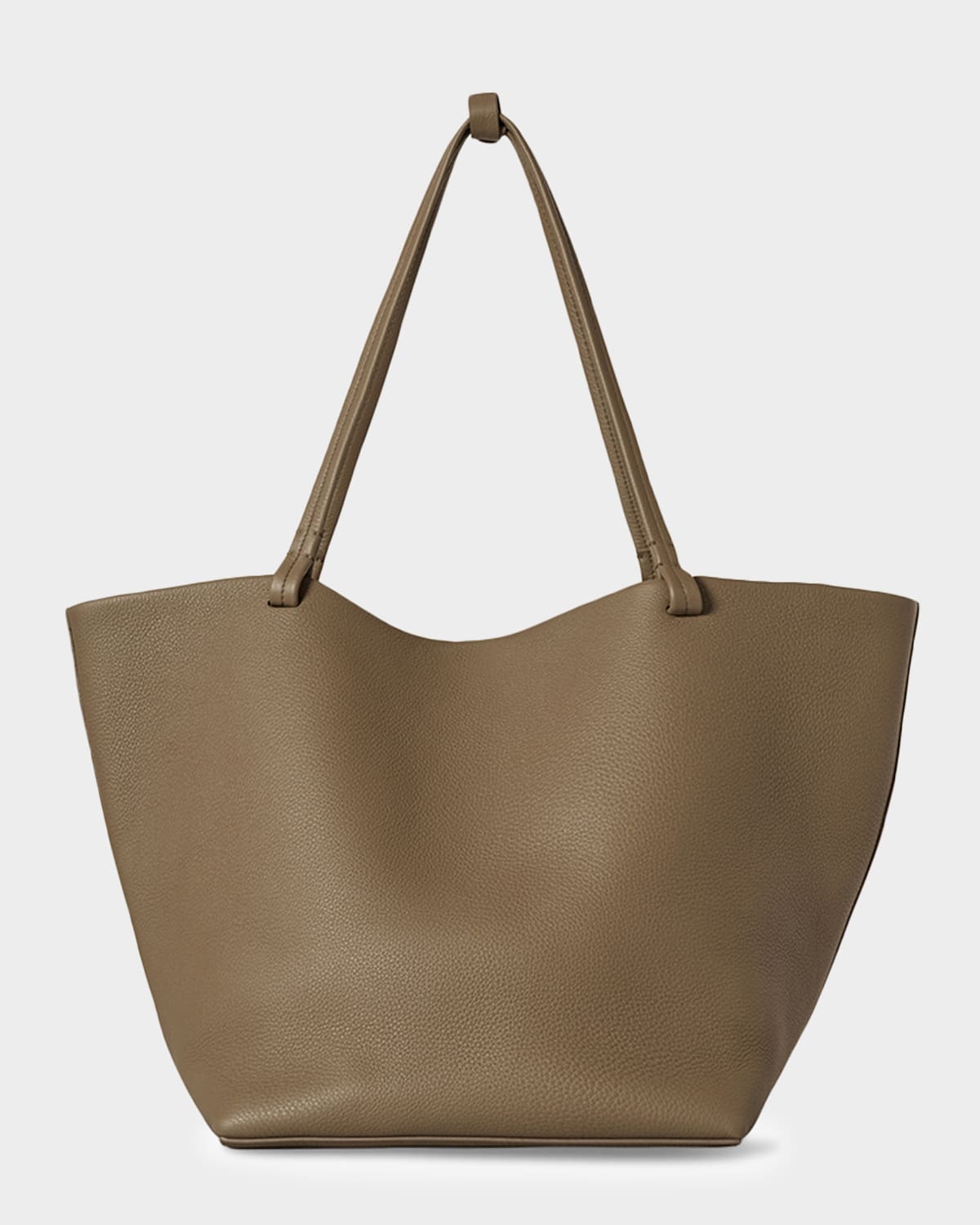 The Row Park Tote Three In Lux Grained Calfskin