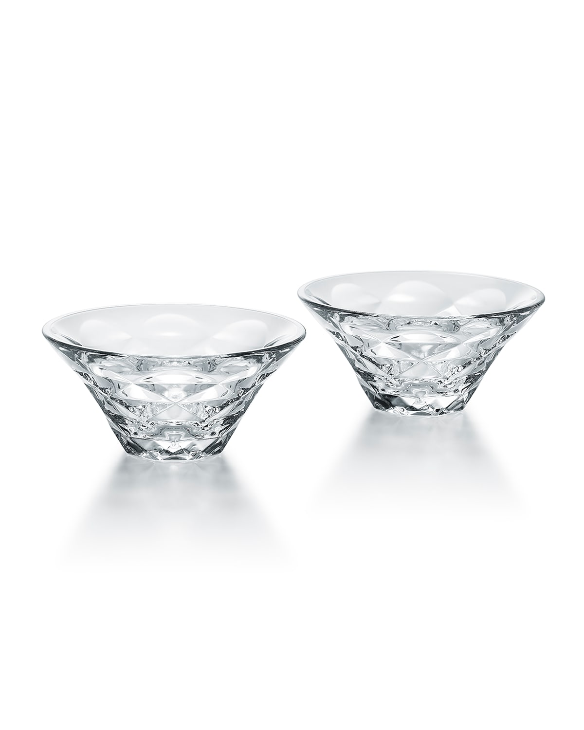 Shop Baccarat Small Swing Dishes, Set Of 2 In Clear