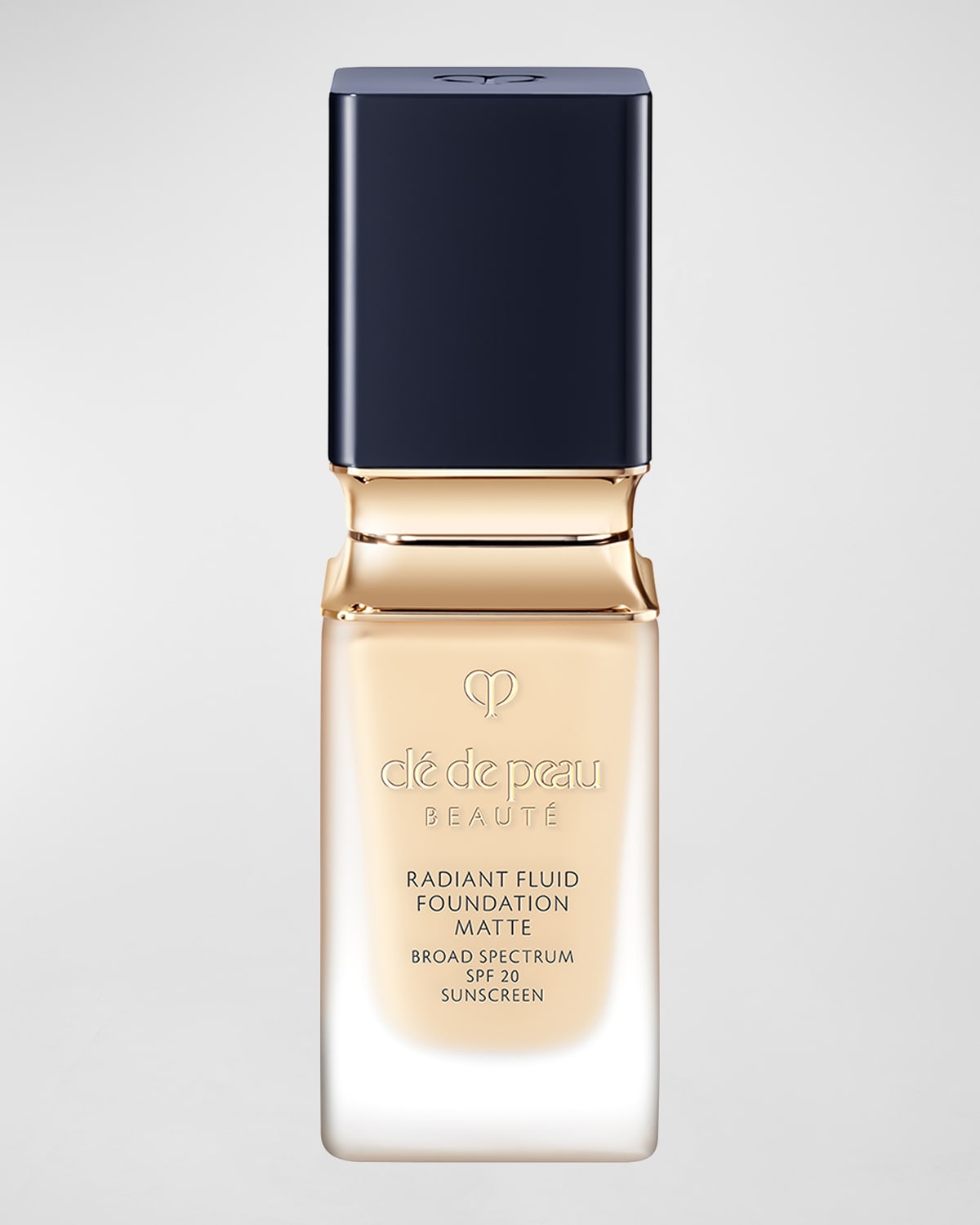 Shop Clé De Peau Beauté Radiant Fluid Foundation Matte Spf 20, 1.1 Oz. In Bf10 Light Buff