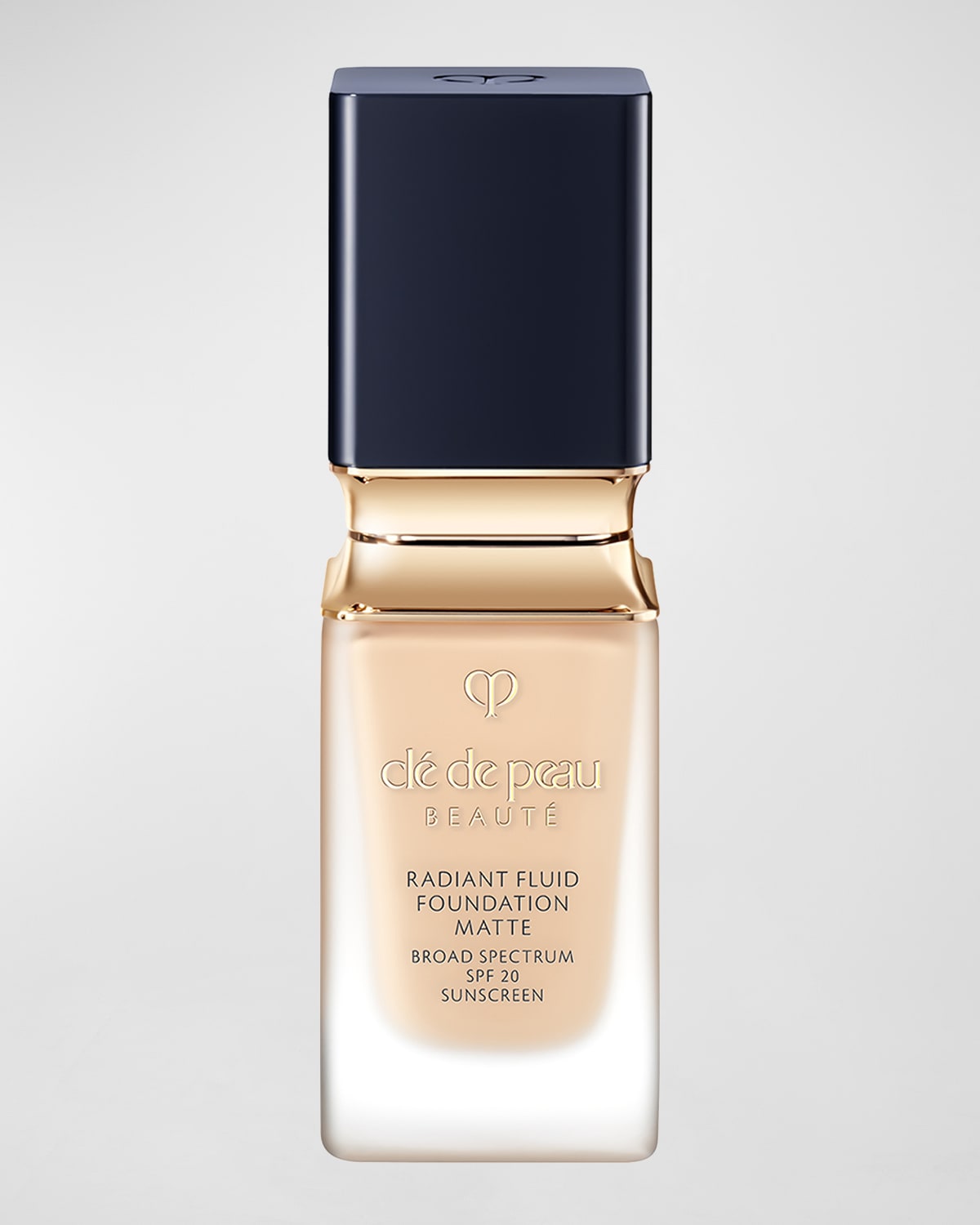 Shop Clé De Peau Beauté Radiant Fluid Foundation Matte Spf 20, 1.1 Oz. In O10 Light Ocher