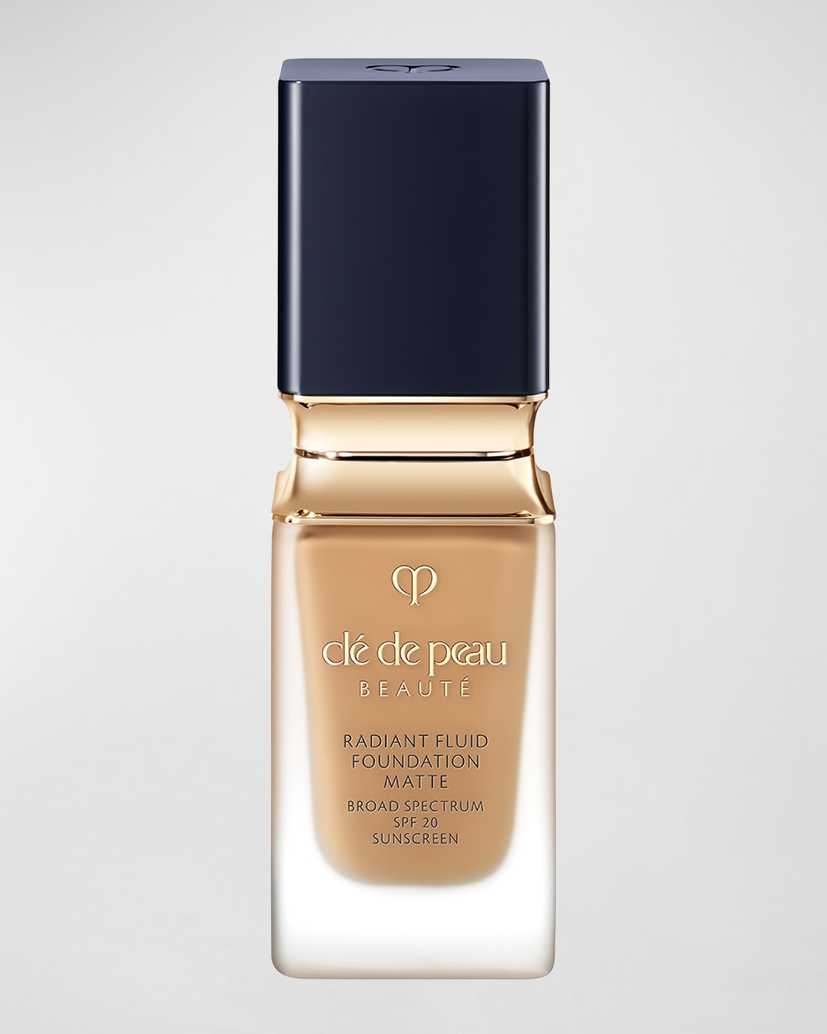 Shop Clé De Peau Beauté Radiant Fluid Foundation Matte Spf 20, 1.1 Oz. In O60 Deep Tan Oche