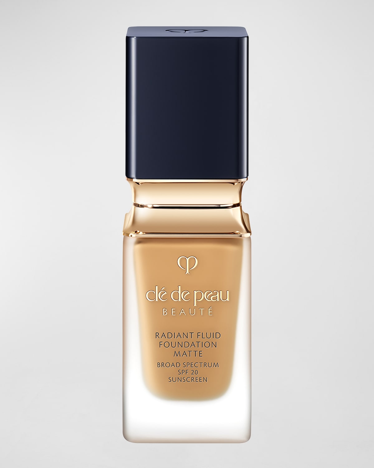 Shop Clé De Peau Beauté Radiant Fluid Foundation Matte Spf 20, 1.1 Oz. In Bf60 Deep Tan Buf