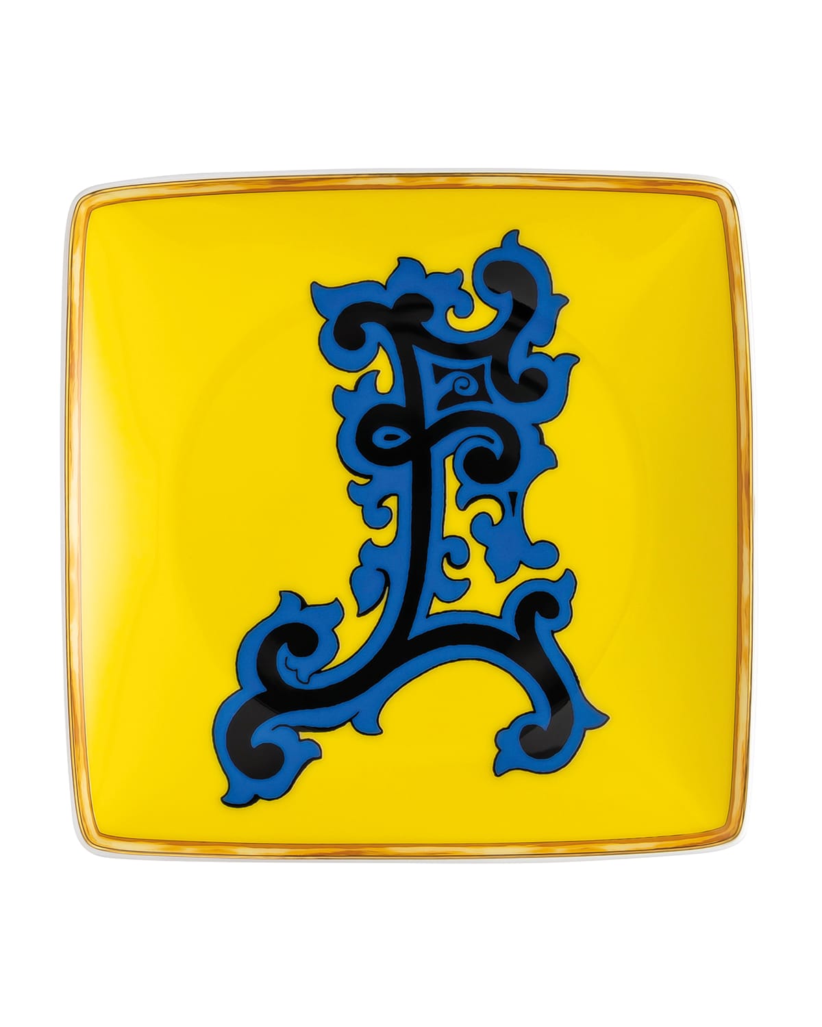 Shop Versace Holiday Alphabet Canape Dish In E
