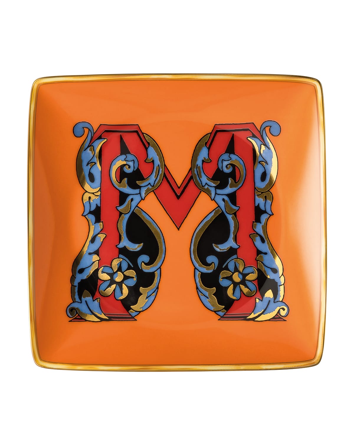 Shop Versace Holiday Alphabet Canape Dish In M