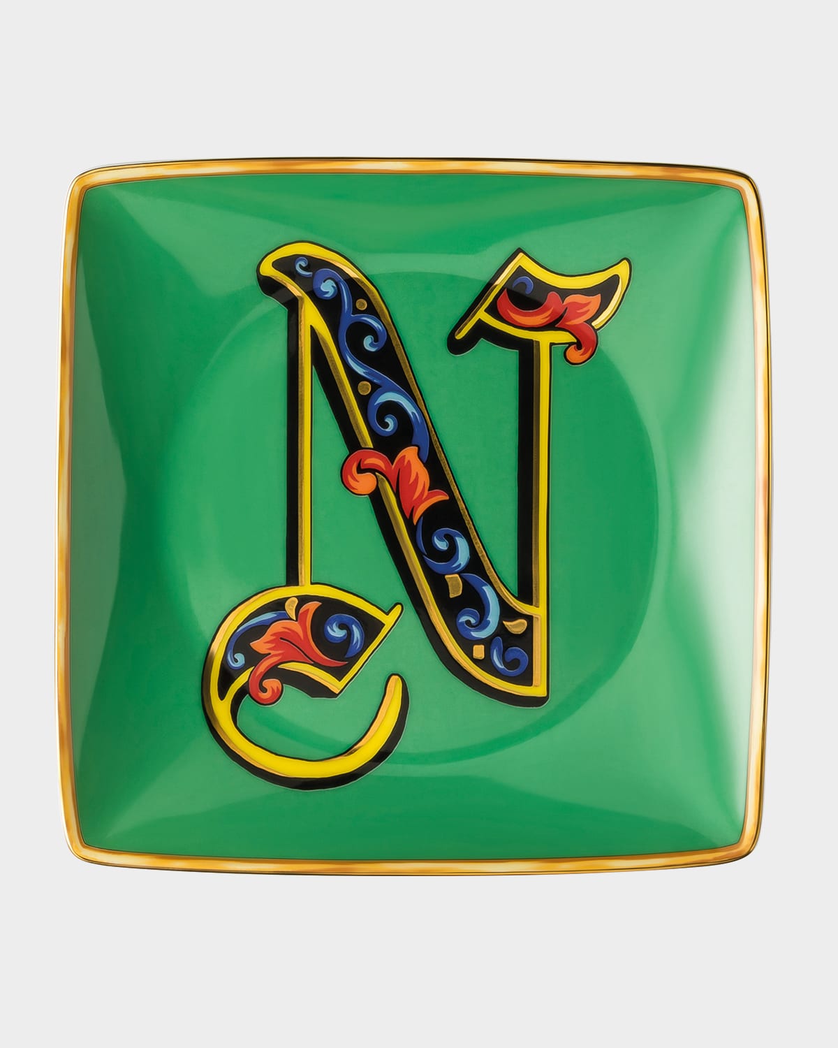 Shop Versace Holiday Alphabet Canape Dish In N