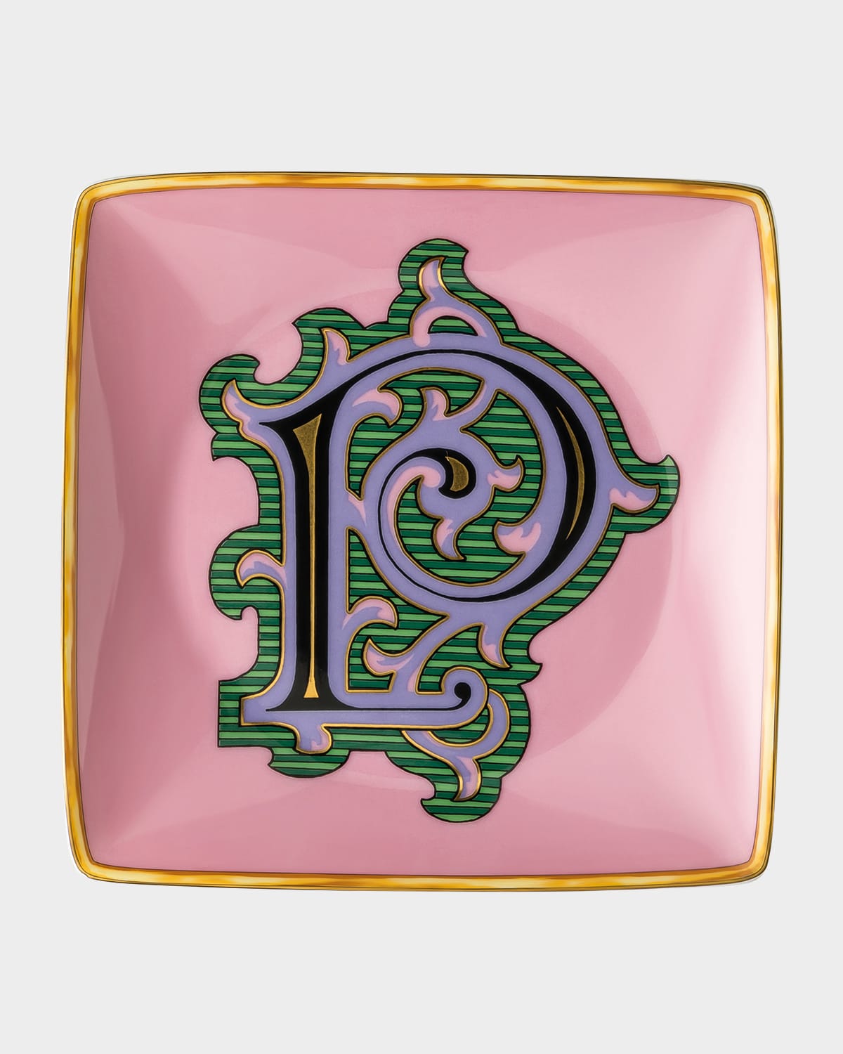 Shop Versace Holiday Alphabet Canape Dish In P