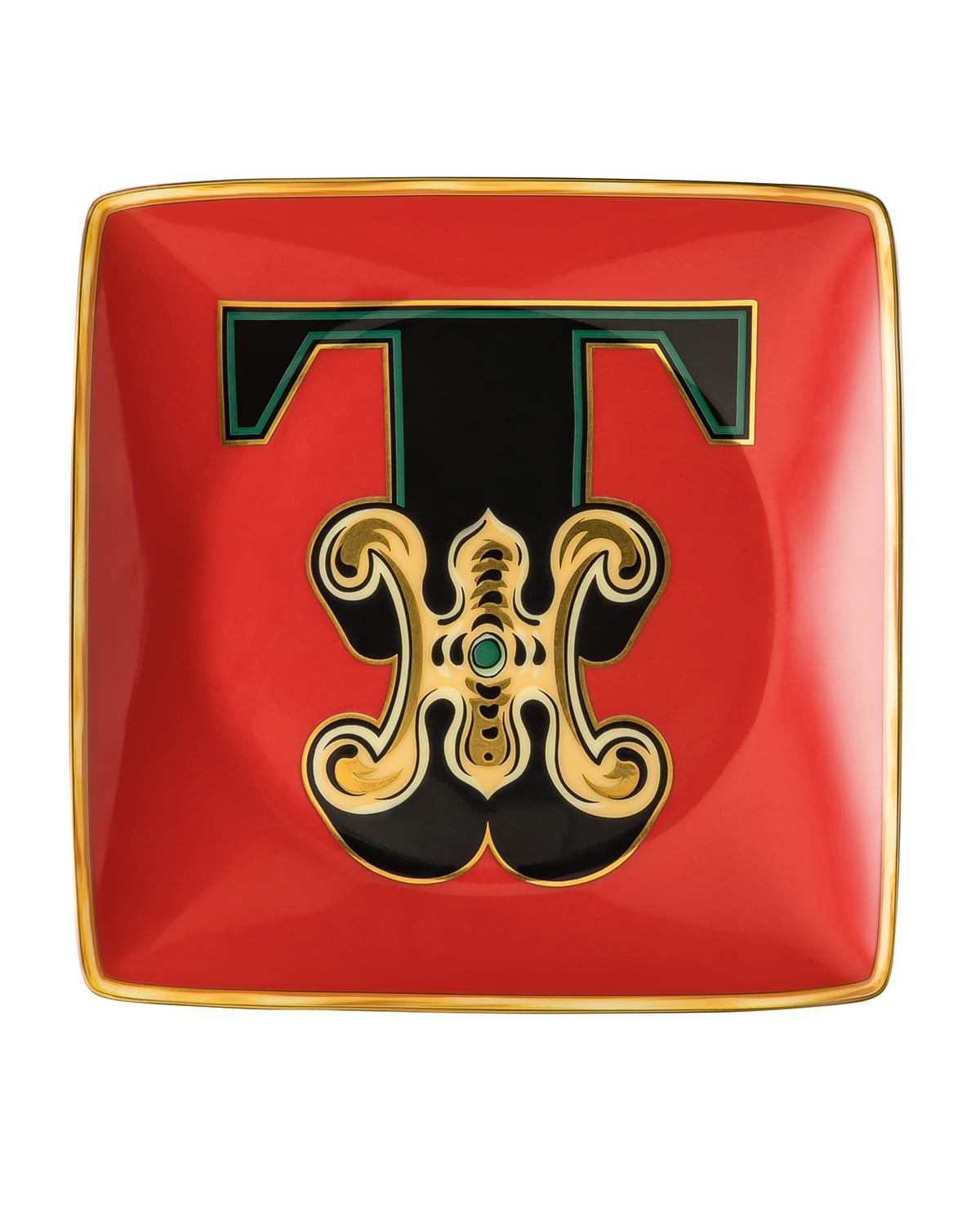 Shop Versace Holiday Alphabet Canape Dish In T