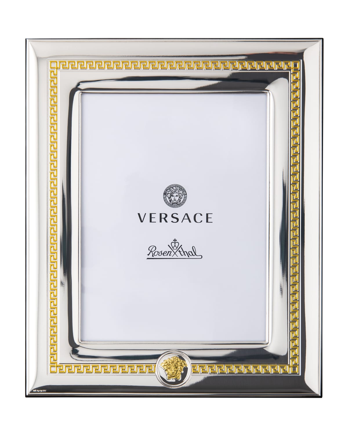 Shop Versace Silver & Gold Frame, 6" X 7.75" In Silver Gold