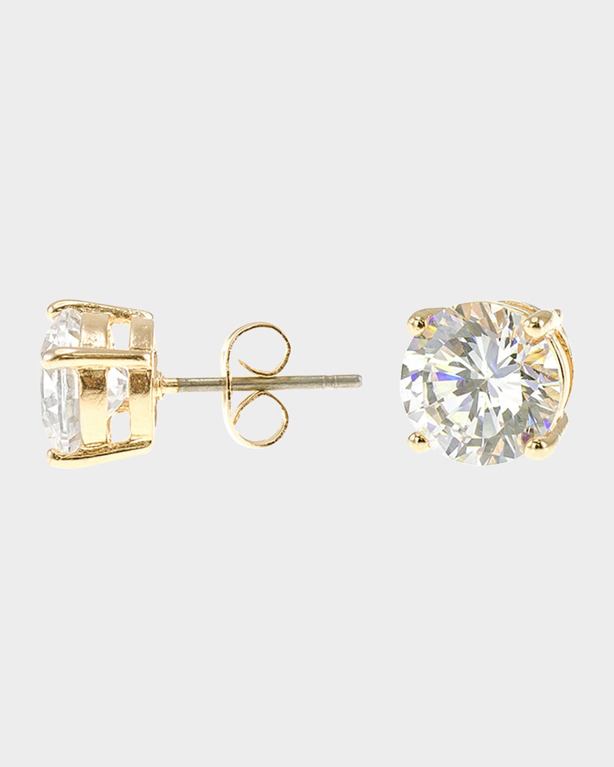 Cubic Zirconia Luxe Post Earrings, 4tcw