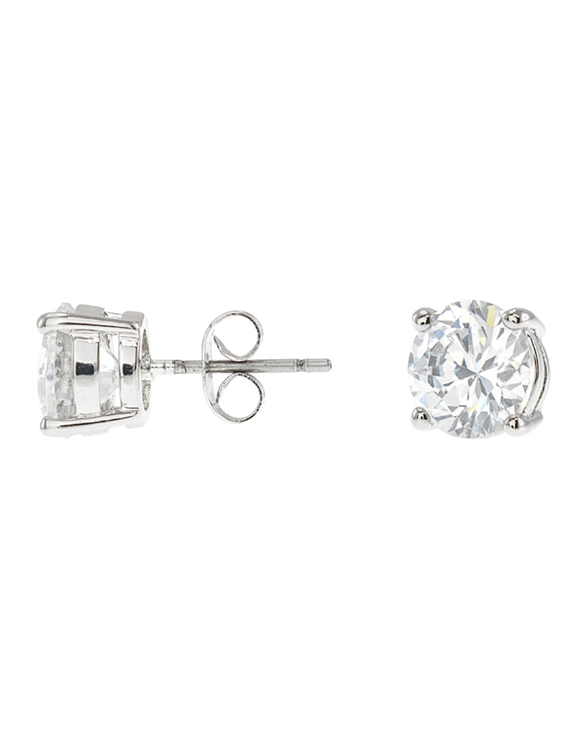 Cubic Zirconia Luxe Post Earrings, 4tcw