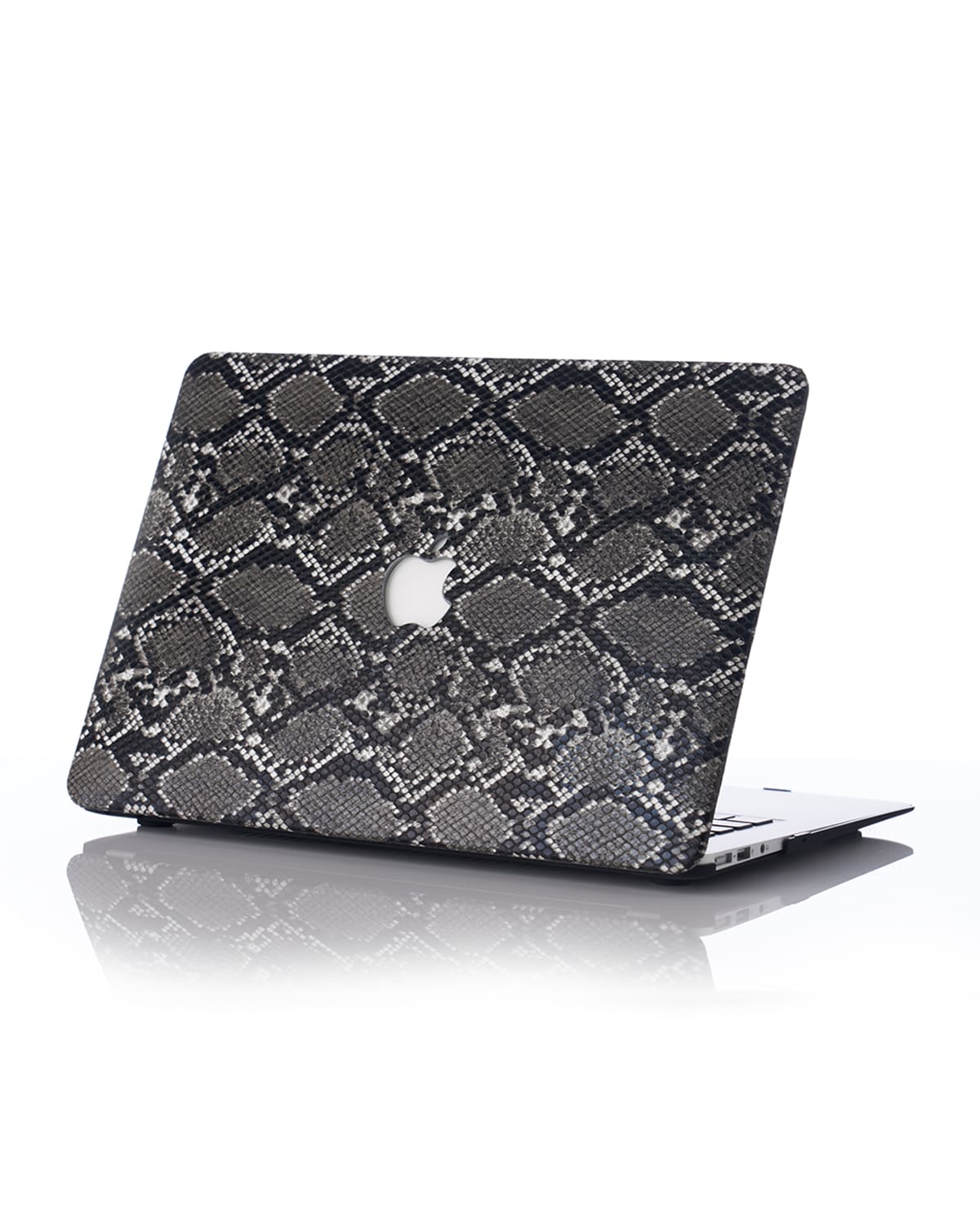 Chic Geeks Animal 13" Macbook Pro With Touchbar Case In Black Snakeskin