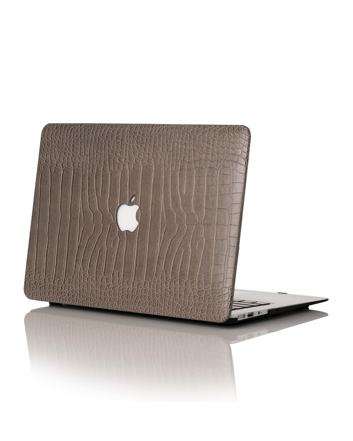 Chic Geeks Faux Crocodile 13" New Macbook Air Case (model Number A1932) In Greyson