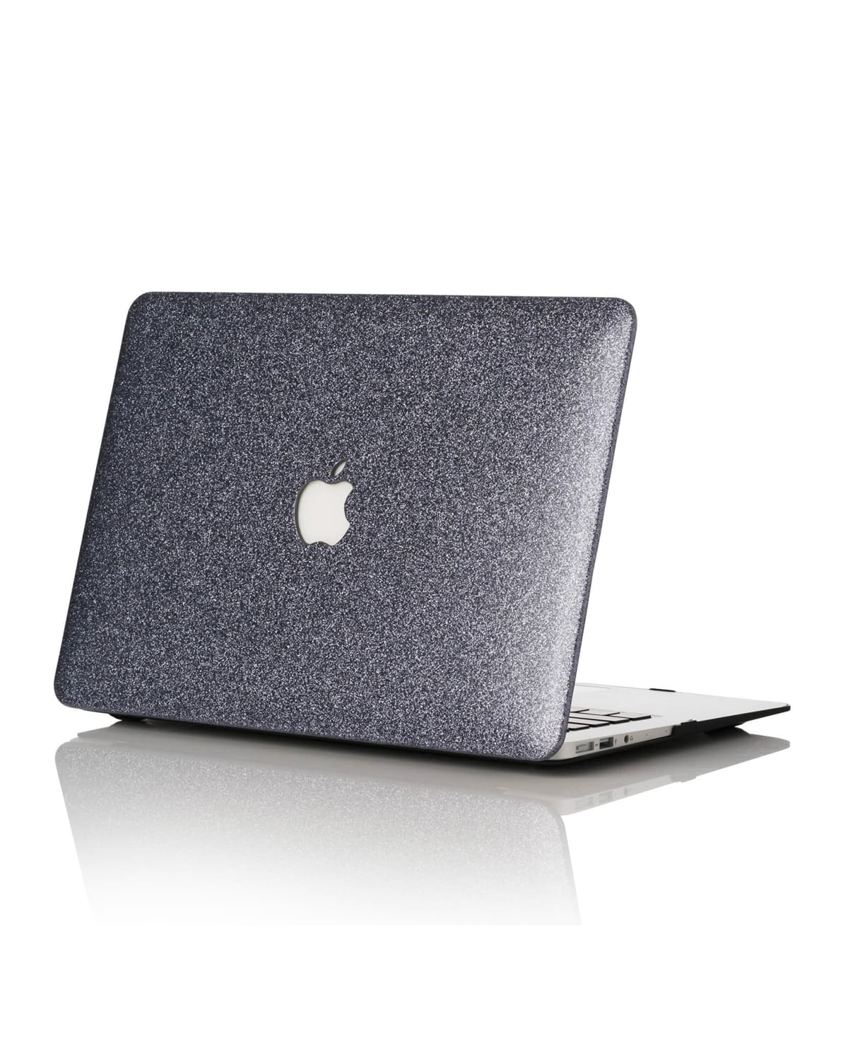 Chic Geeks Glitter 13" Macbook Air Case (model Numbers A1466 & A1369) In Space Gray