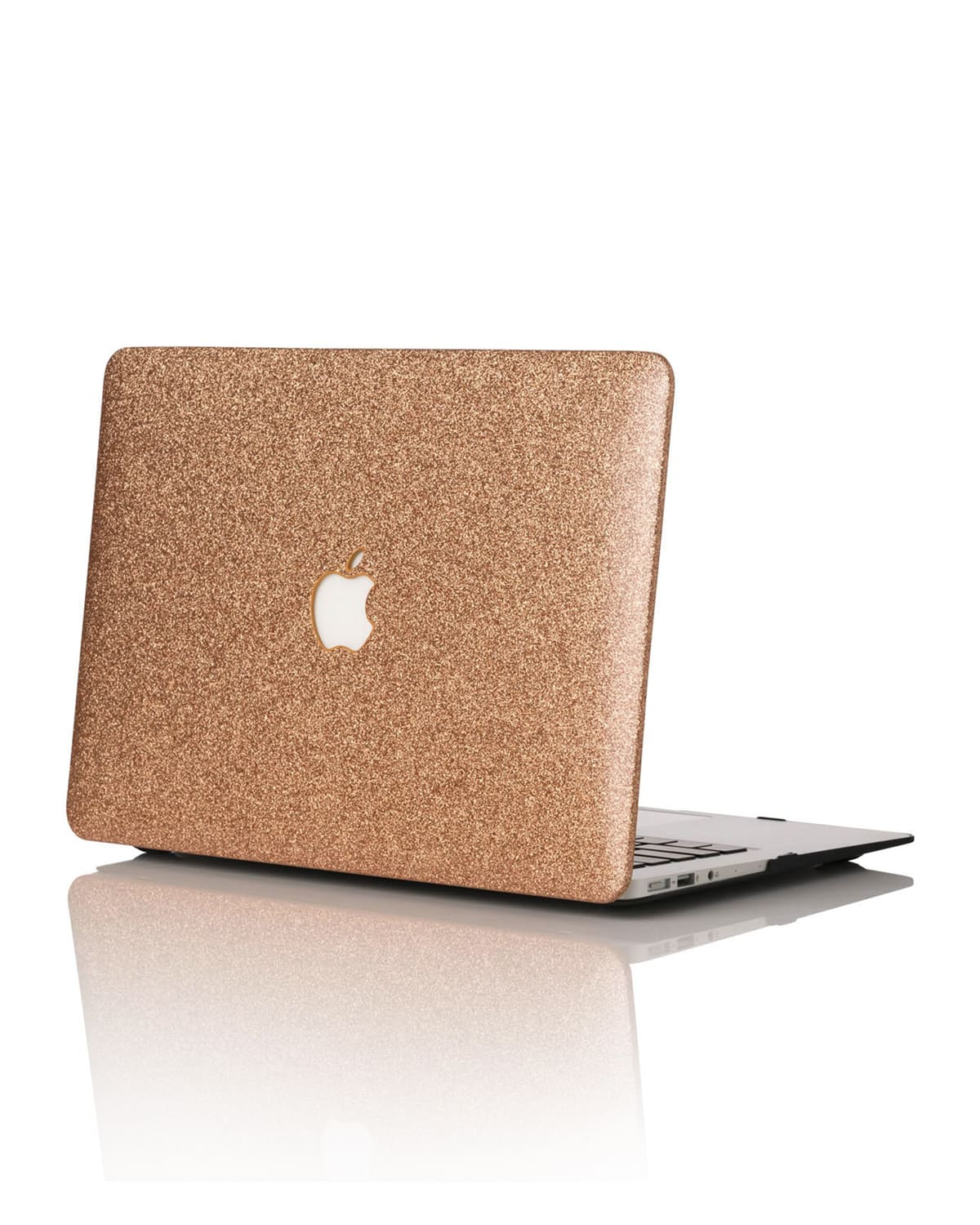 Chic Geeks Glitter 13" Macbook Air Case (model Numbers A1466 & A1369) In Copper