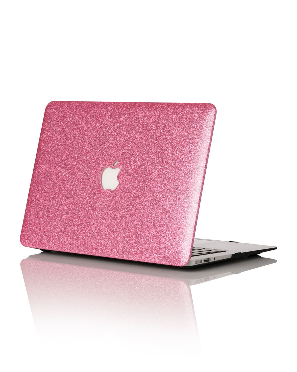 Chic Geeks Glitter 13" Macbook Air Case (model Numbers A1466 & A1369) In Petal